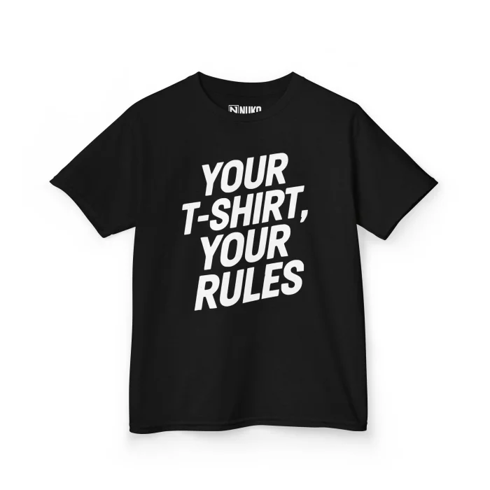 T-shirt Dziecięcy z nadrukiem Your T-shirt Your Rules